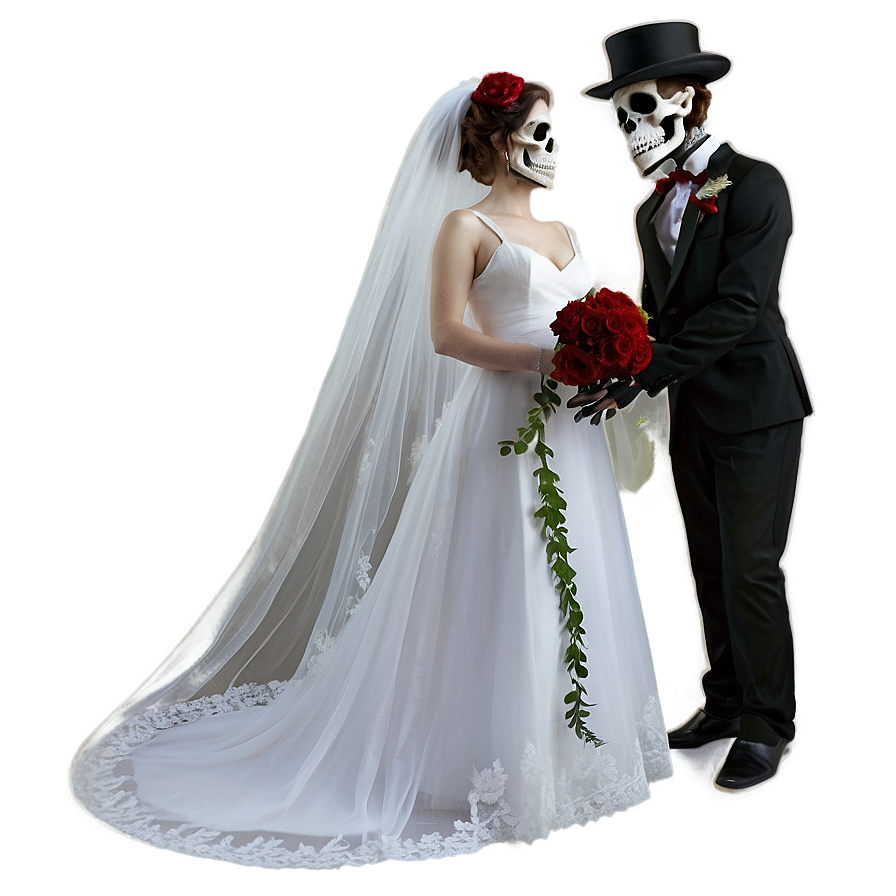 Skeleton Bride And Groom Png 33