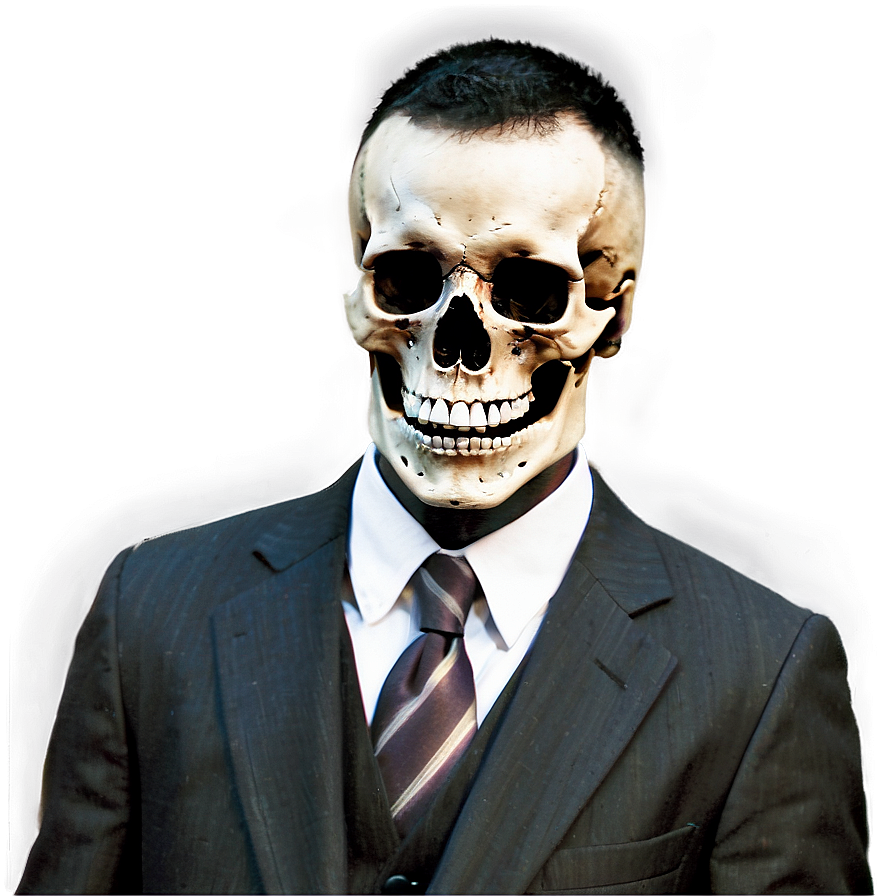 Skeleton In Suit Png 05032024