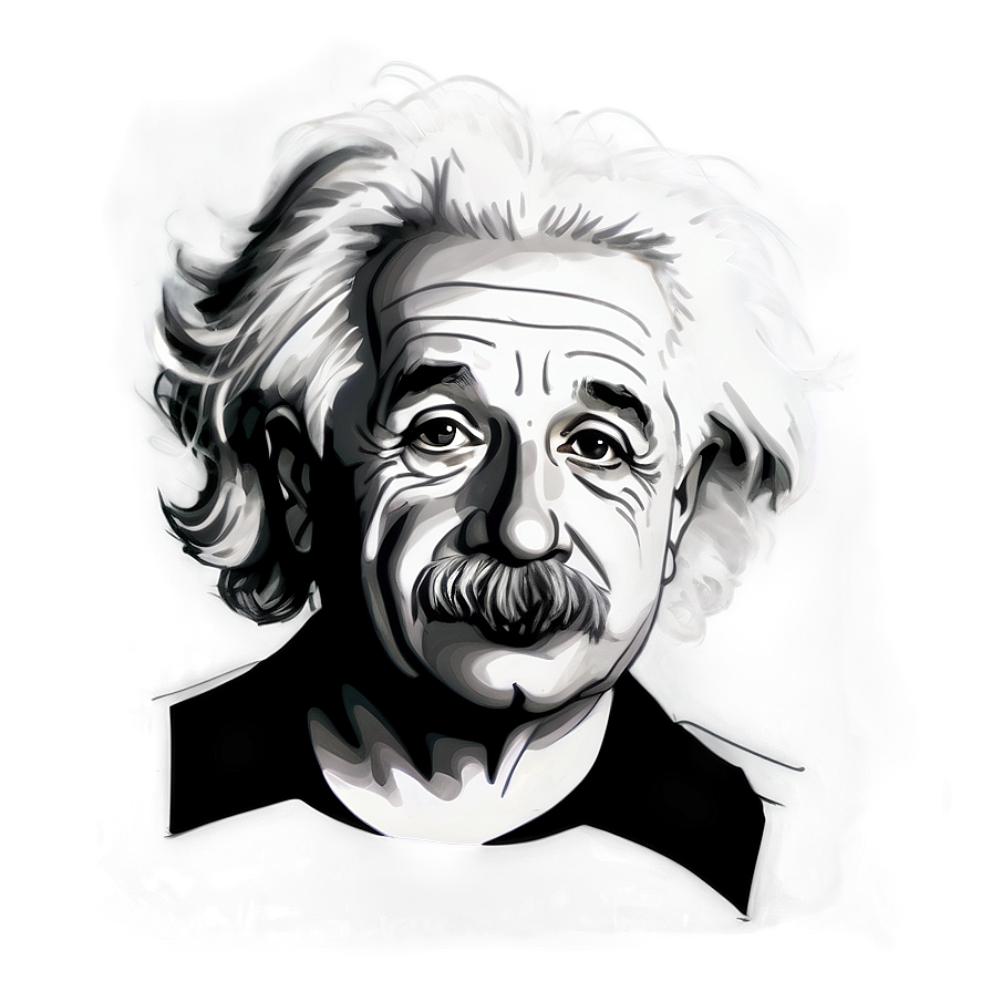 Sketch Of Albert Einstein Png 50