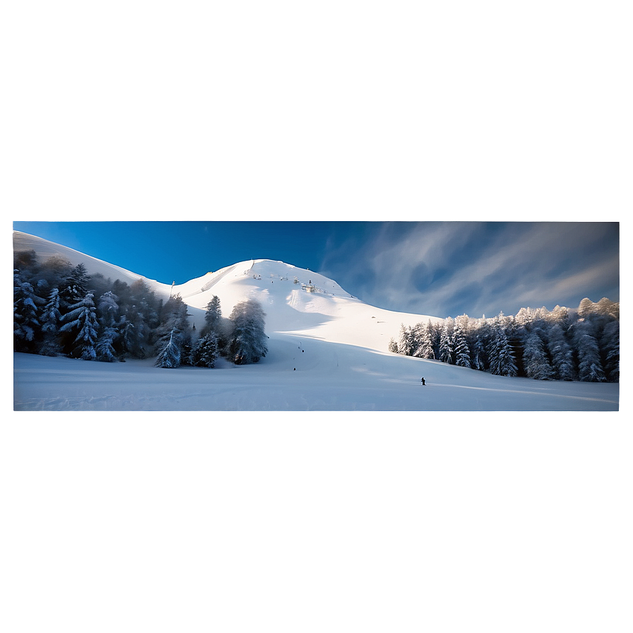 Ski Resort Snow Landscape Png 04292024
