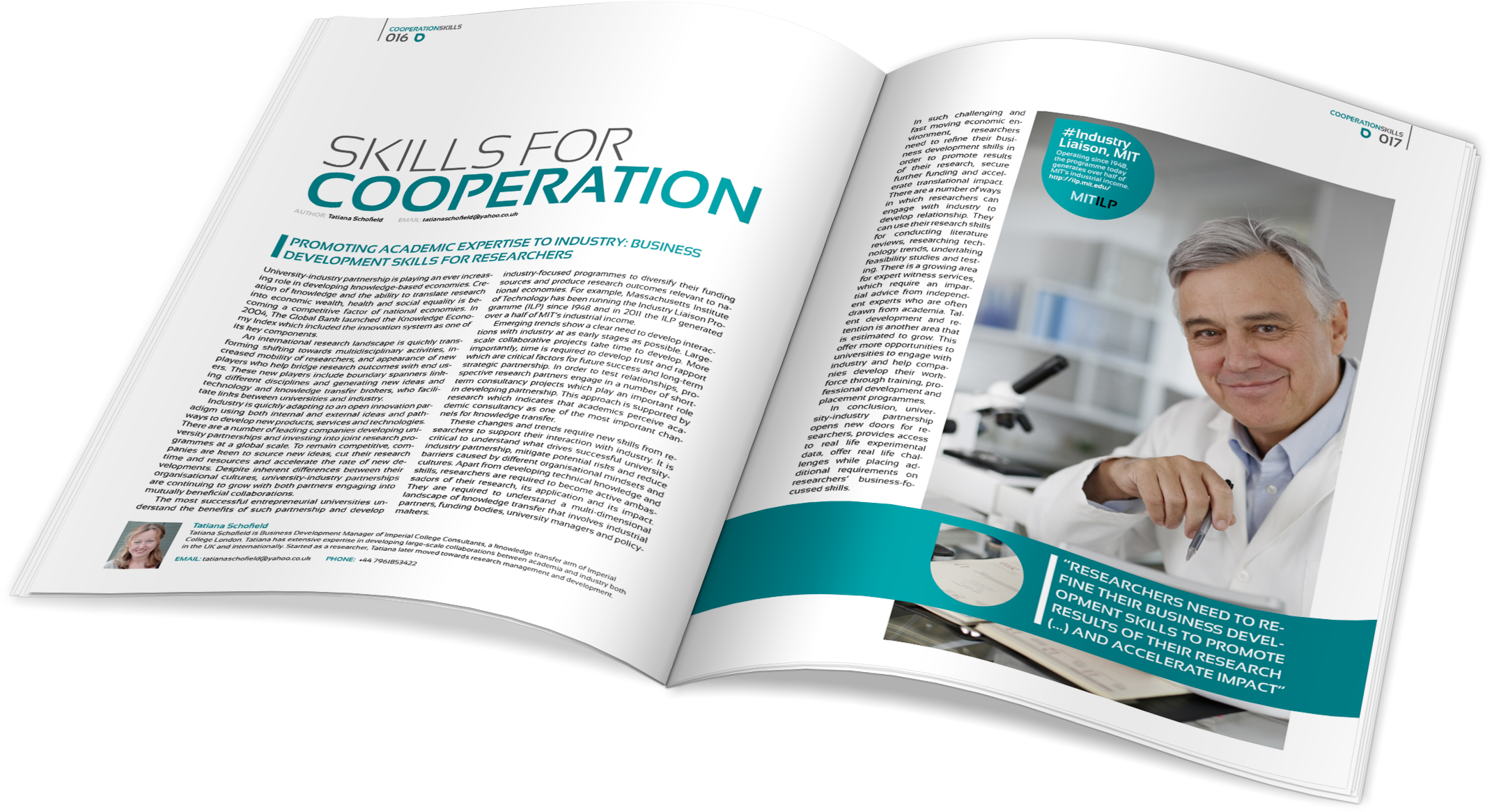 Skillsfor Cooperation Magazine Spread