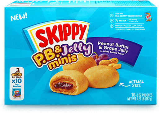 Skippy P Band Jelly Minis Product Packaging