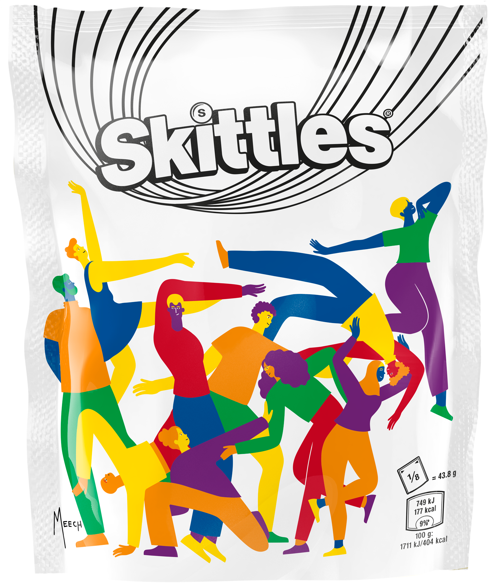 Skittles Package Artwork