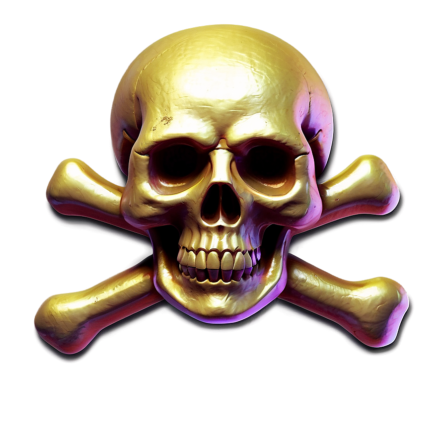 Skull And Crossbones Neon Sign Png Urf82