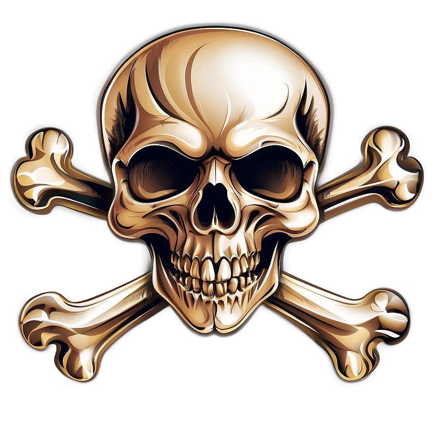 Skull And Crossbones Vector Png 9