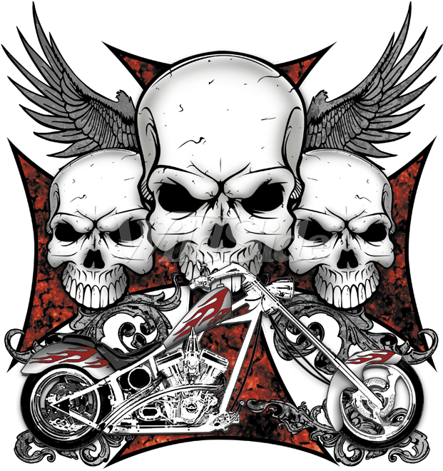 Skull_and_ Motorcycle_ Graphic