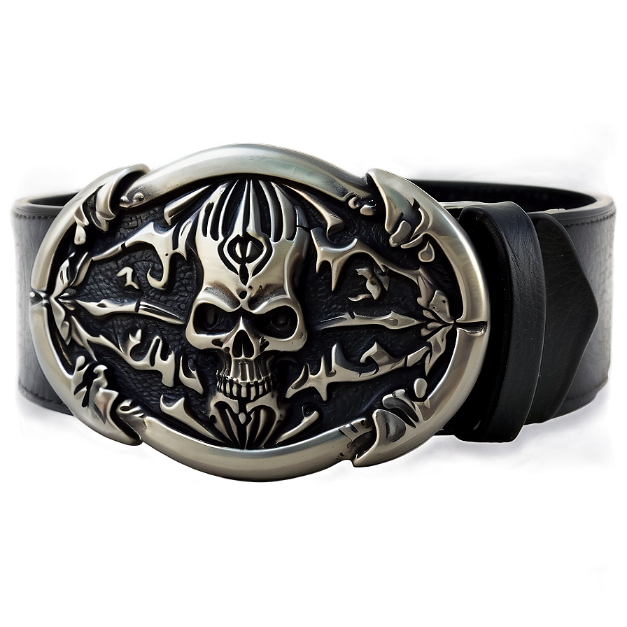 Skull Belt Buckle Png 06212024