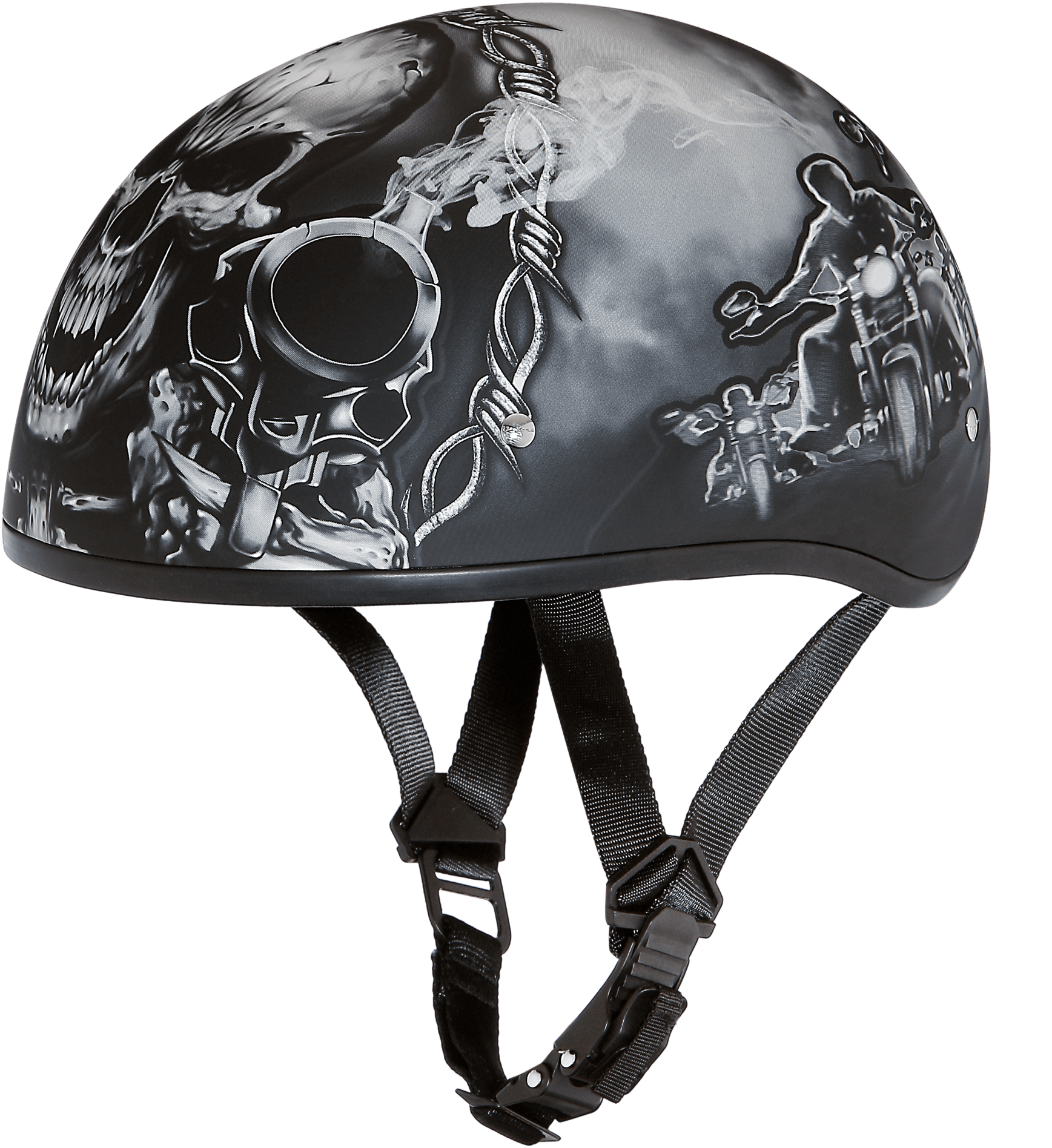 Skull Graphic Bicycle Helmet