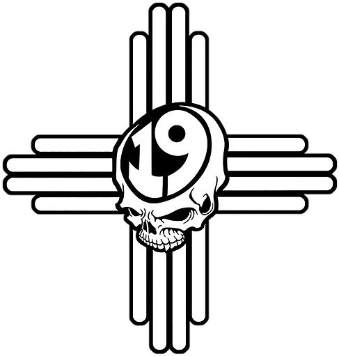 Skull Zia Symbol Graphic