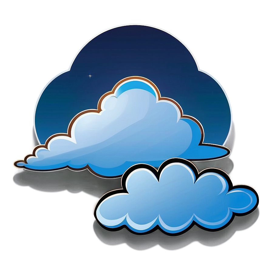 Sky And Cloud Vector Illustration Png Ugy