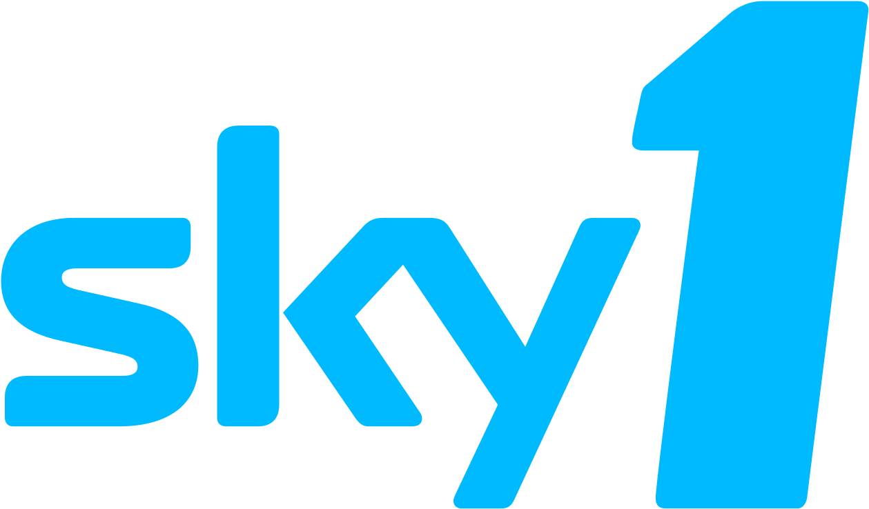 Sky Logo Blue Background