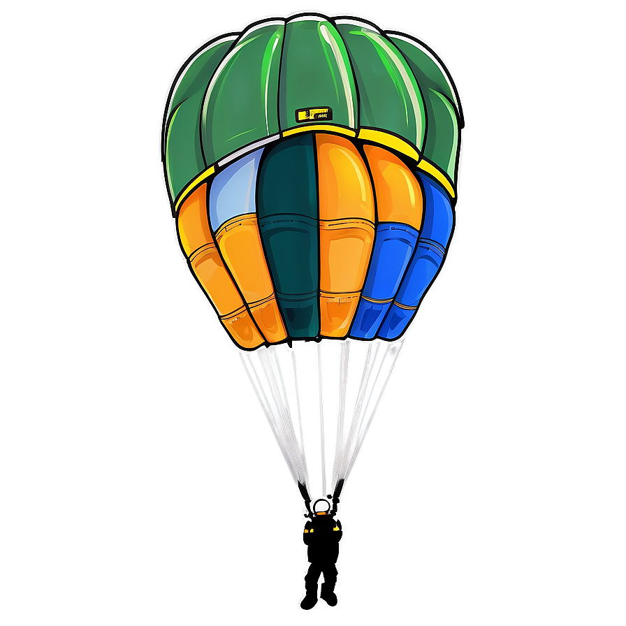 Skydiving Parachute Pack Png 1