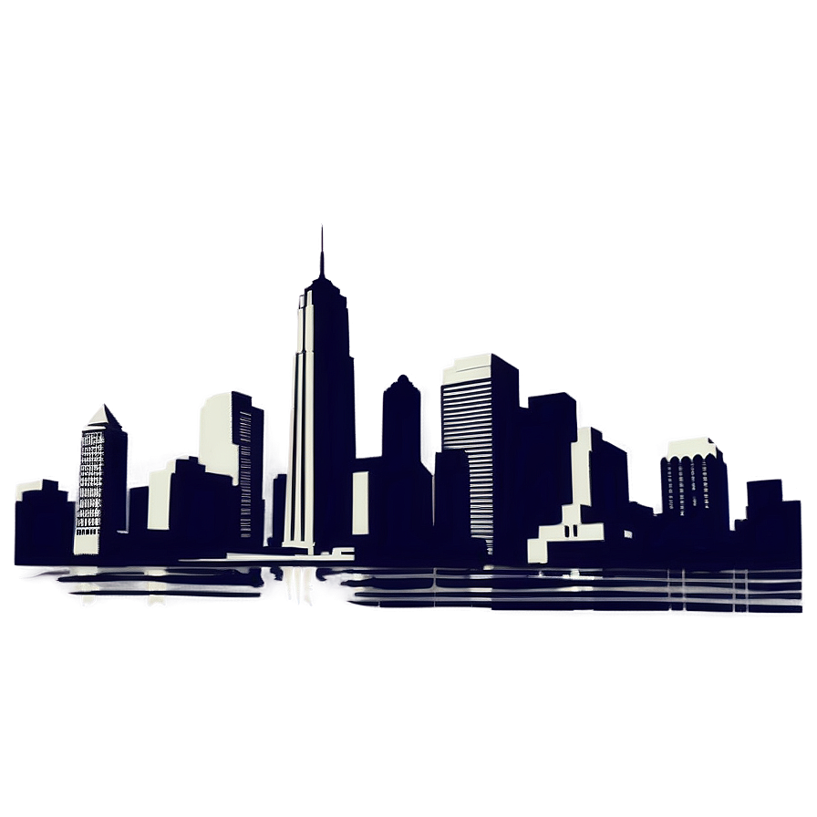 Skyline Outline Png 93