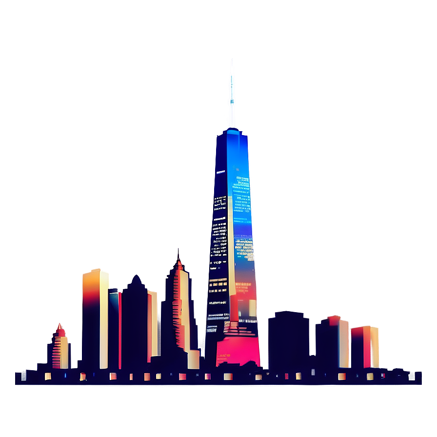 Skyline Outline Png Tih