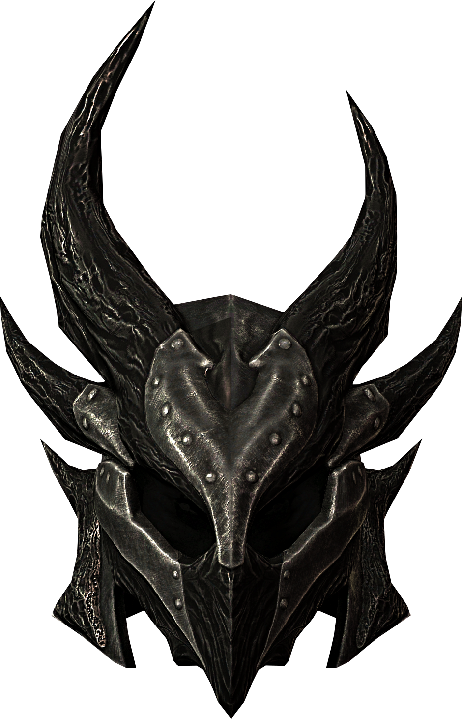 Skyrim Daedric Helmet Graphic