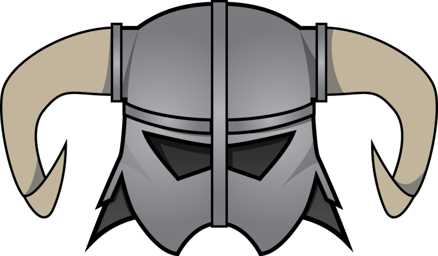 Skyrim Helmet Illustration