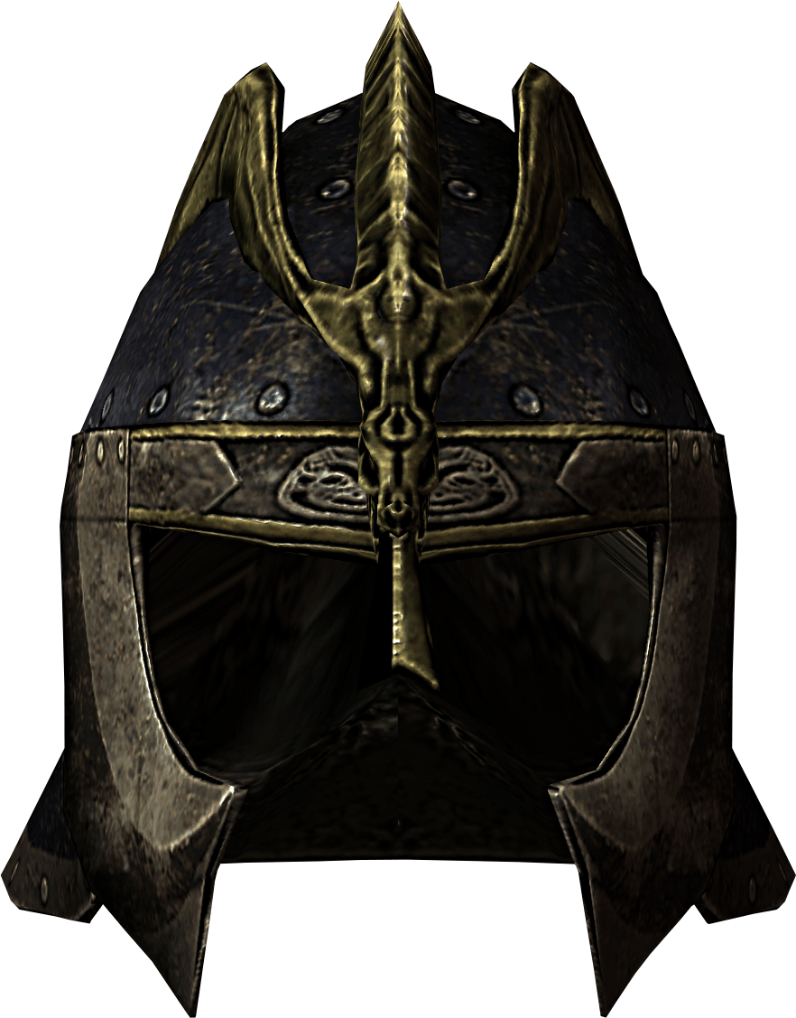 Skyrim Iron Helmet3 D Model