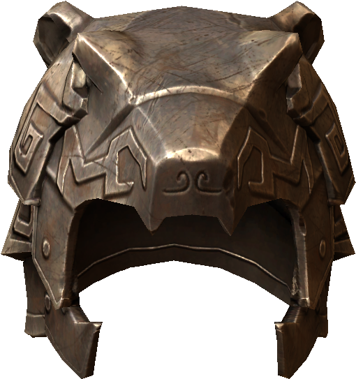 Skyrim Iron Helmet3 D Render