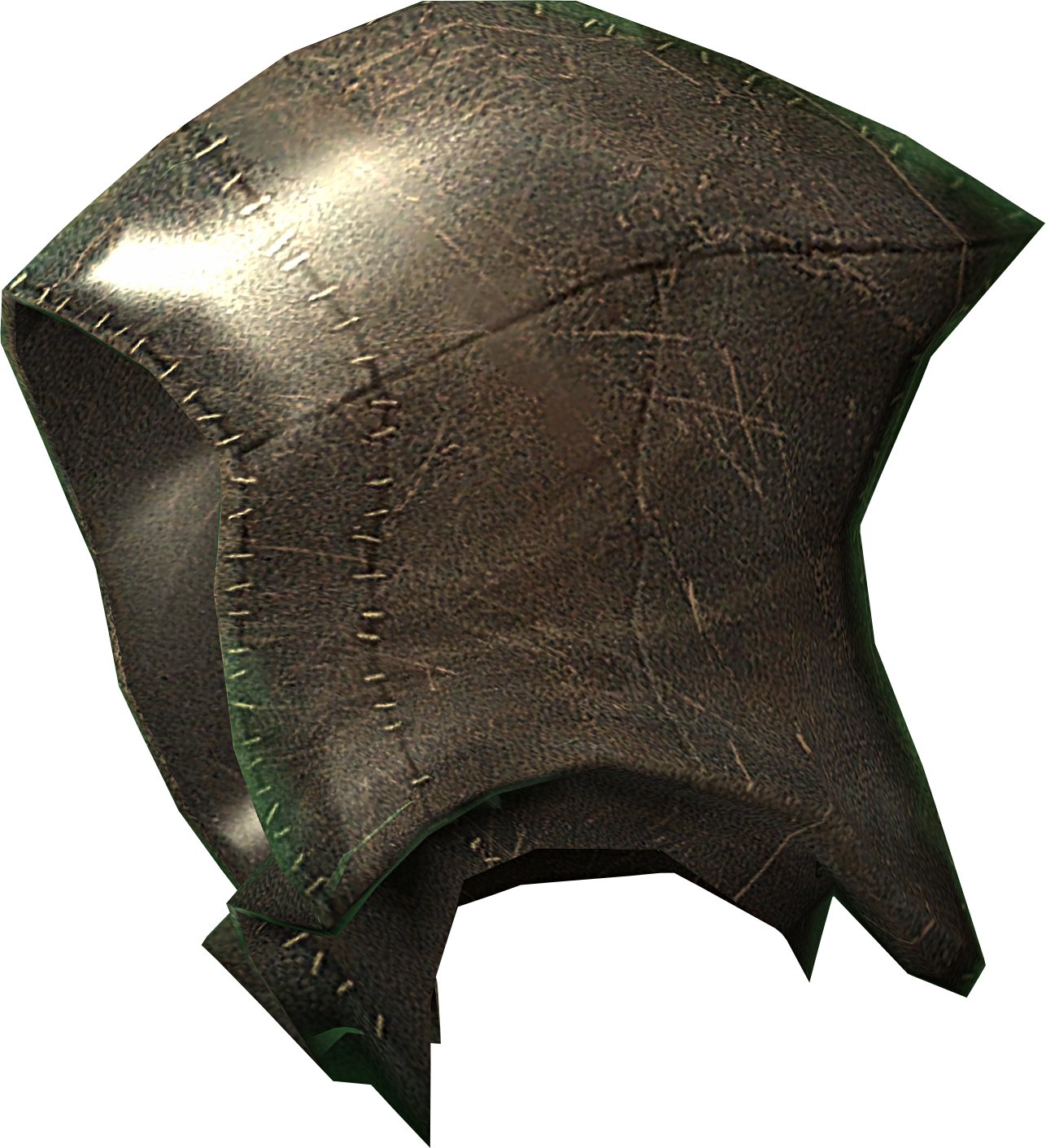 Skyrim Leather Helmet3 D Model