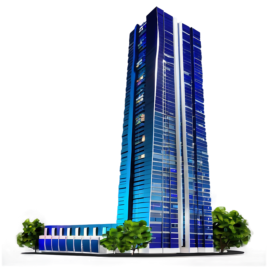 Skyscraper Amidst Nature Png Mmx89