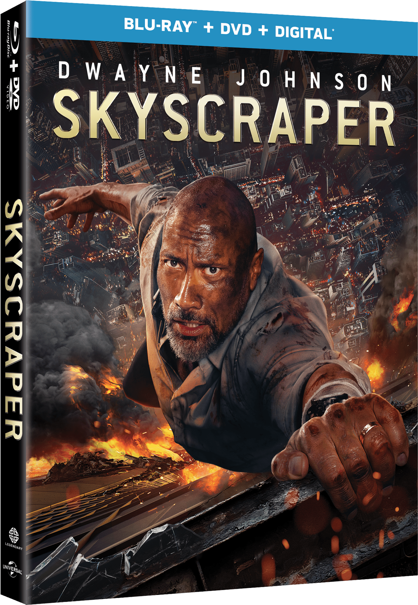 Skyscraper Movie Blu Ray Cover