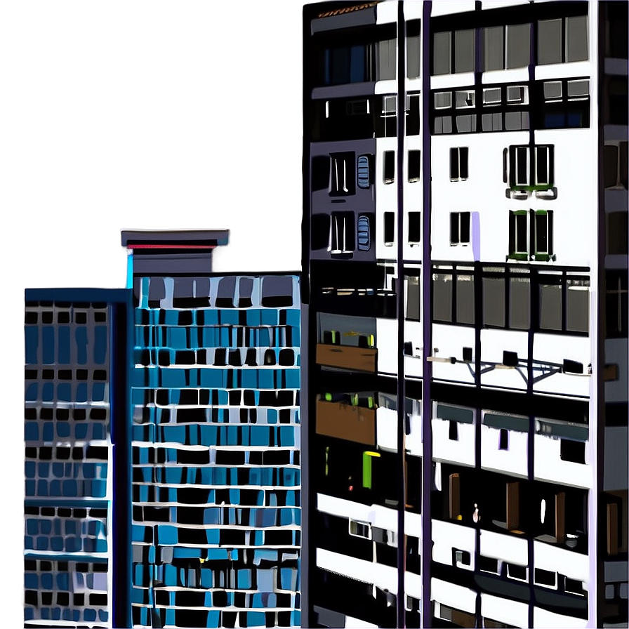 Skyscraper Rooftop View Png Fyp