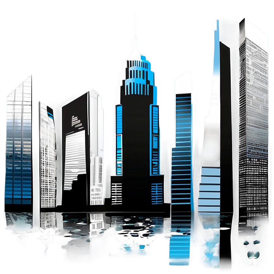 Skyscraper Silhouette Graphic Png 06202024