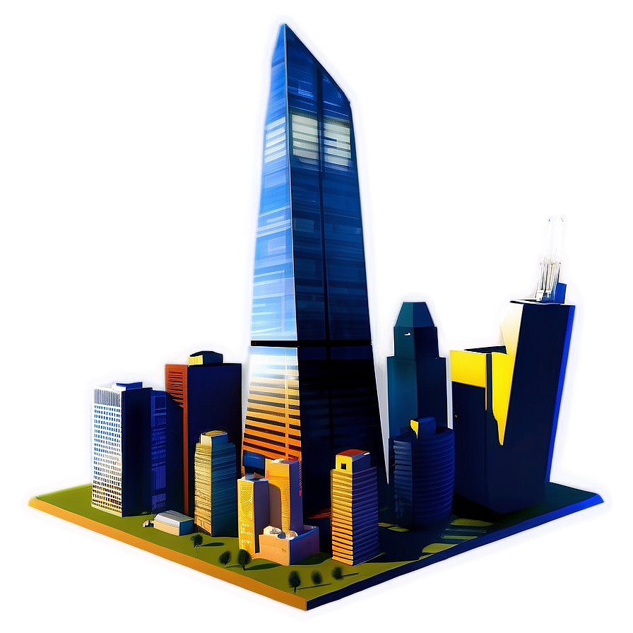 Skyscraper Silhouette Png Gcc