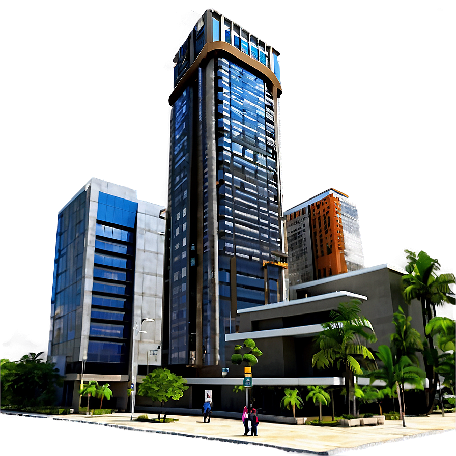 Skyscraper Street View Png Jof