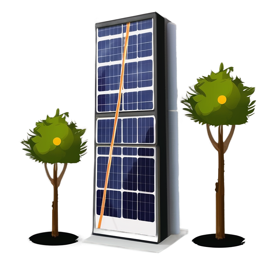 Skyscraper With Solar Panels Png 7