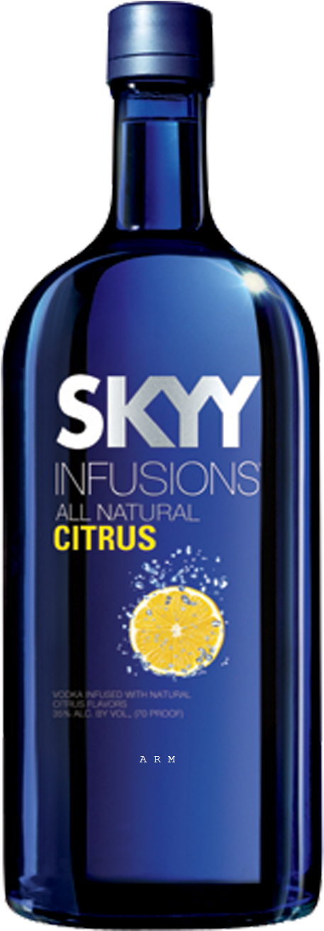 Skyy Infusions Citrus Vodka Bottle