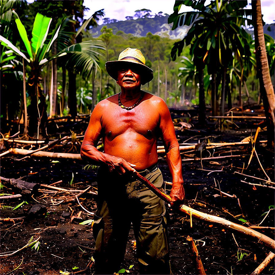 Slash And Burn Farming Impact Png Wjd