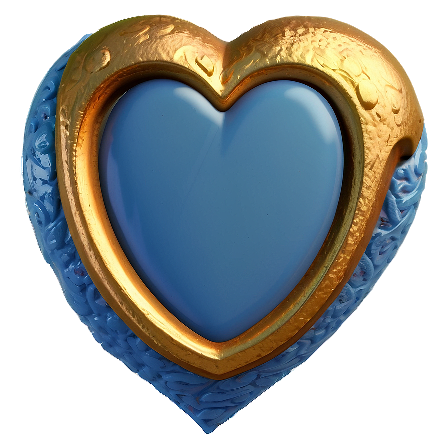 Slate Blue Heart Icon Png Iop3