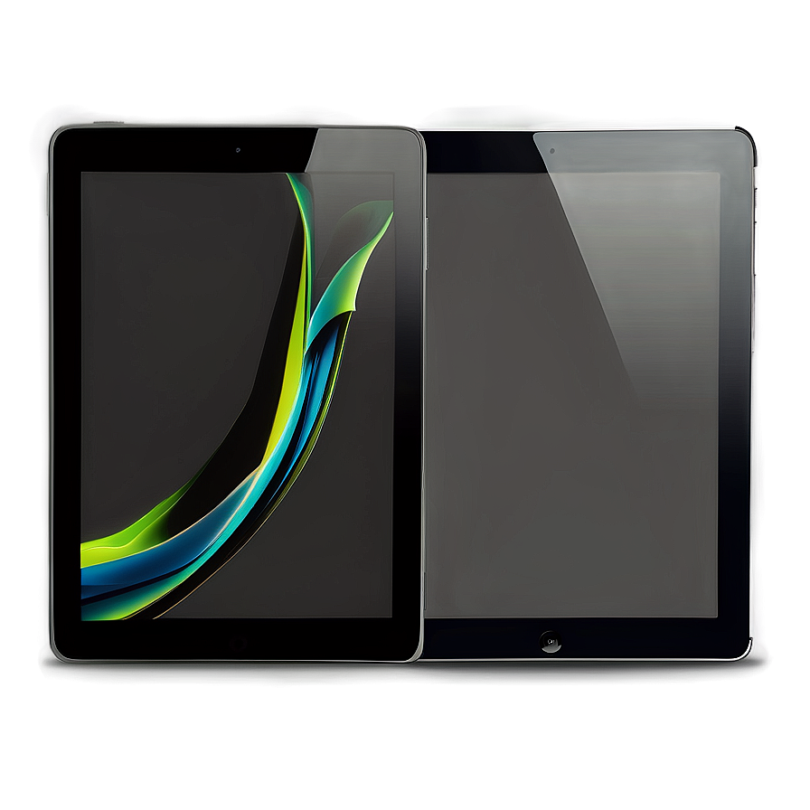 Sleek Black Tablet Png Kyx80