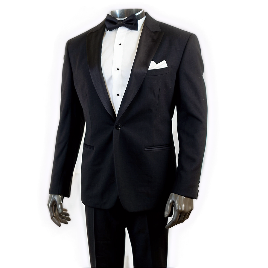 Sleek Black Tie Affair Png Mvw38