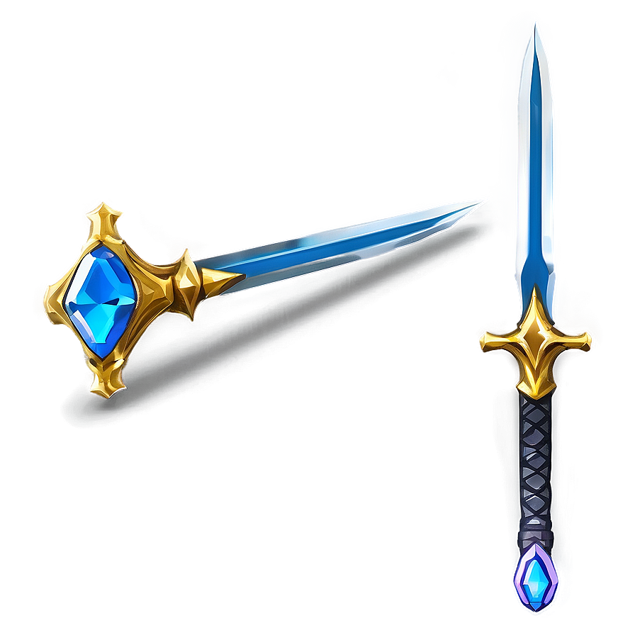 Sleek Diamond Sword Png 57