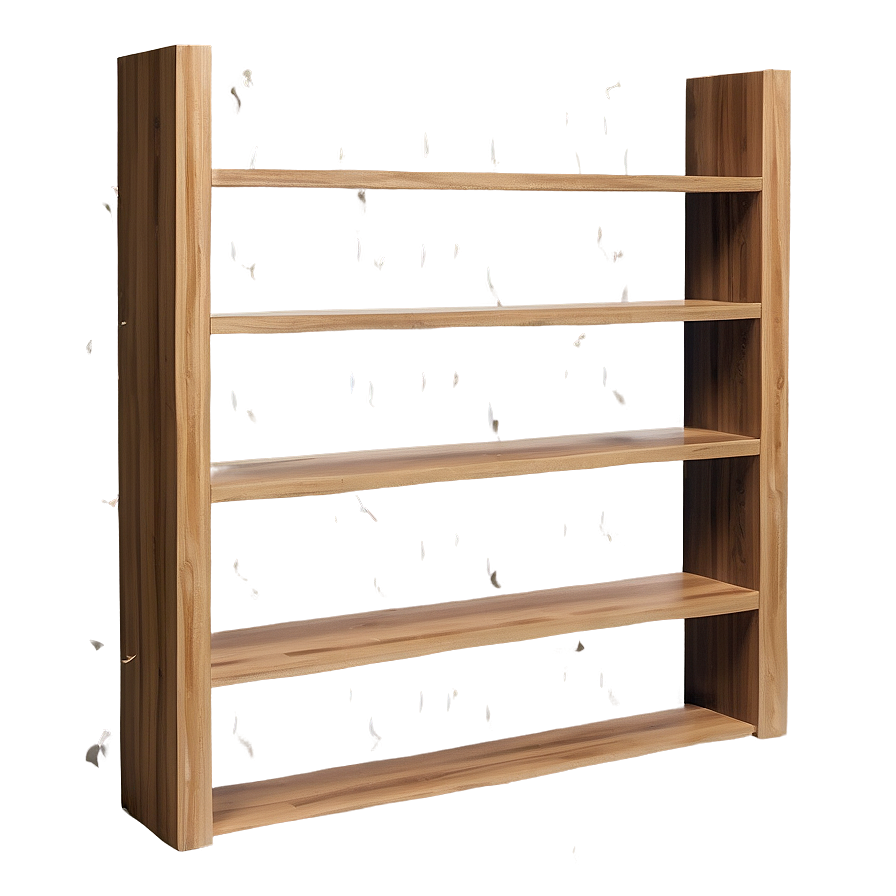 Sleek Empty Bookshelf Png 92