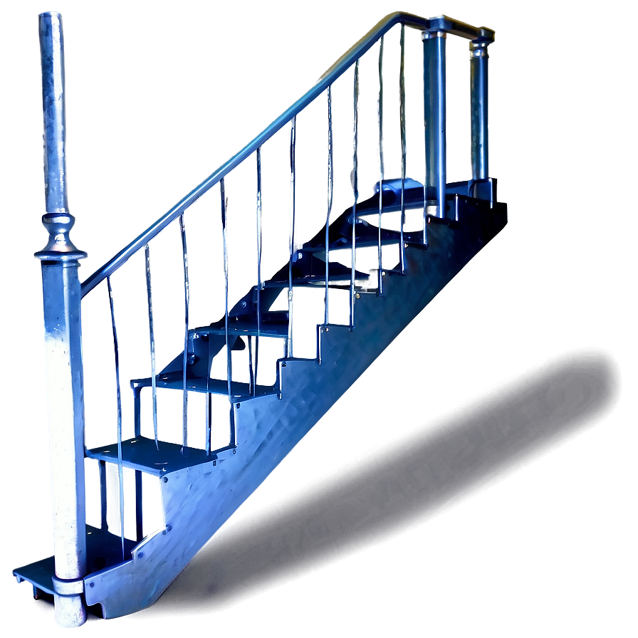 Sleek Iron Staircase Png 83