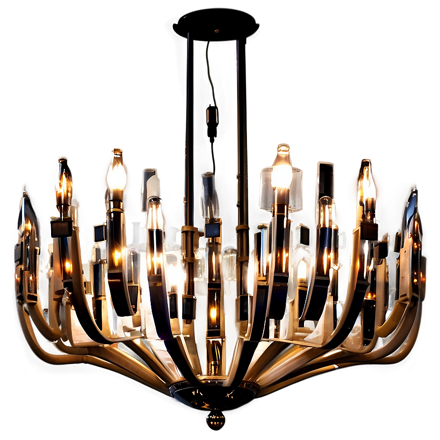 Sleek Modern Chandelier Png Ucx