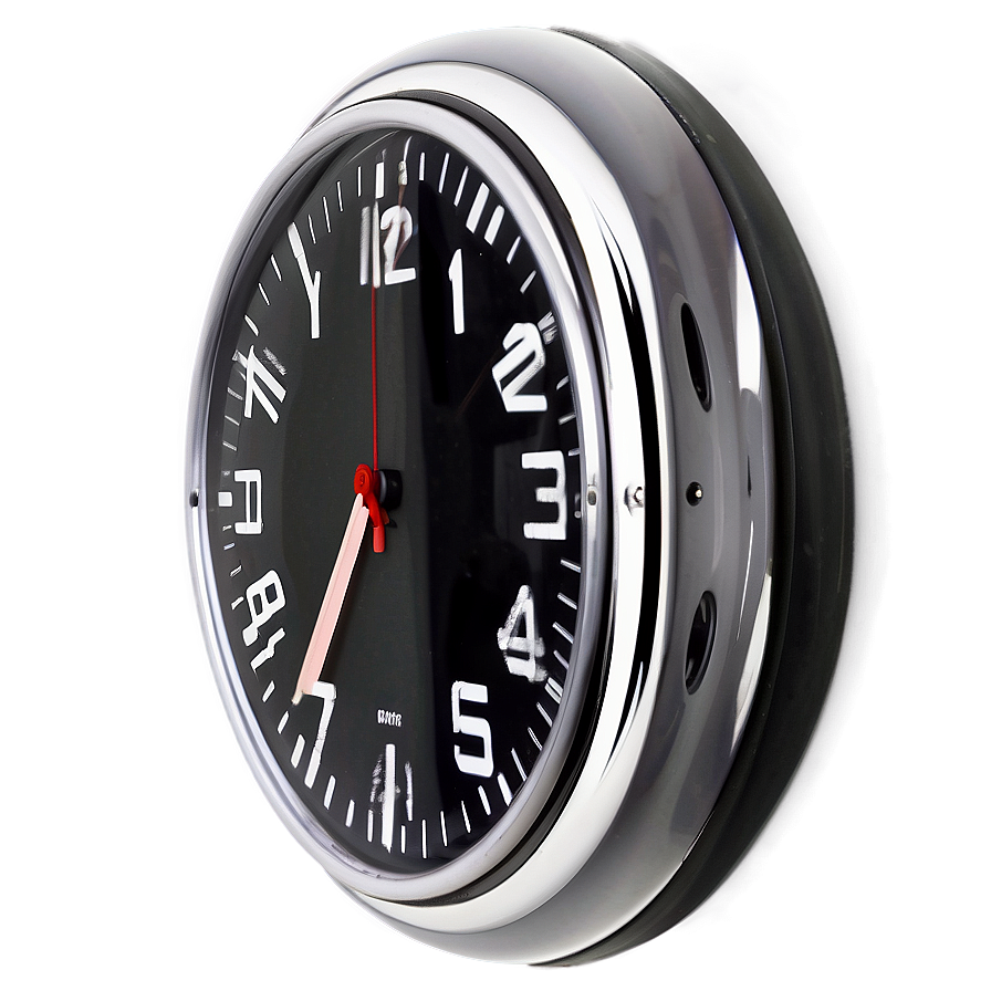 Sleek Office Clock Png Nhr