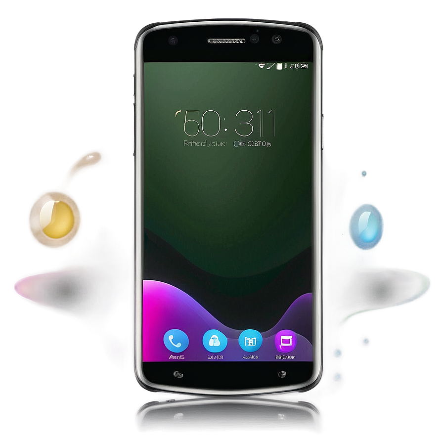 Sleek Phone Transparent Art Png Ohr26