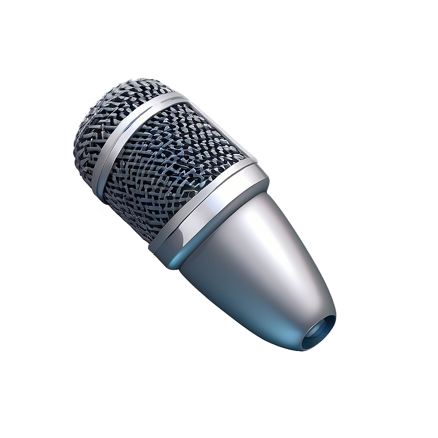 Sleek Podcasting Microphone Design Png 8