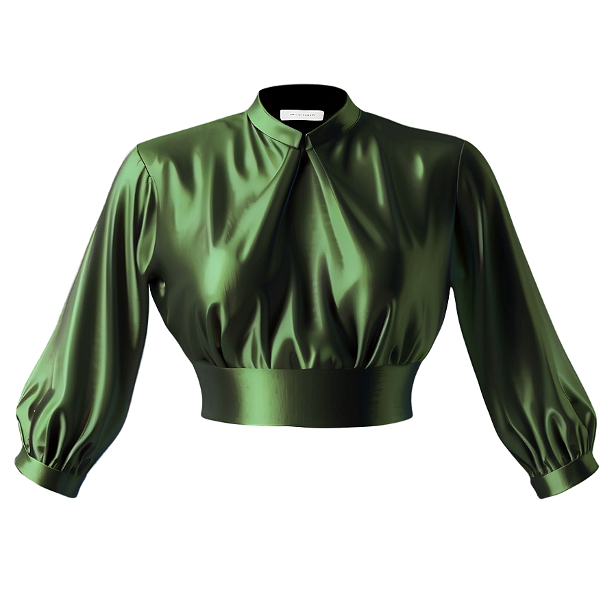 Sleek Silk Blouse Png 22