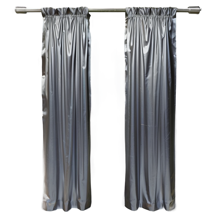 Sleek Silver Curtain Png Lgg52