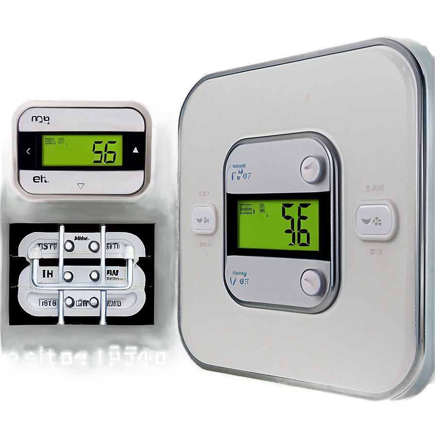 Sleek Thermostat Model Png 06132024