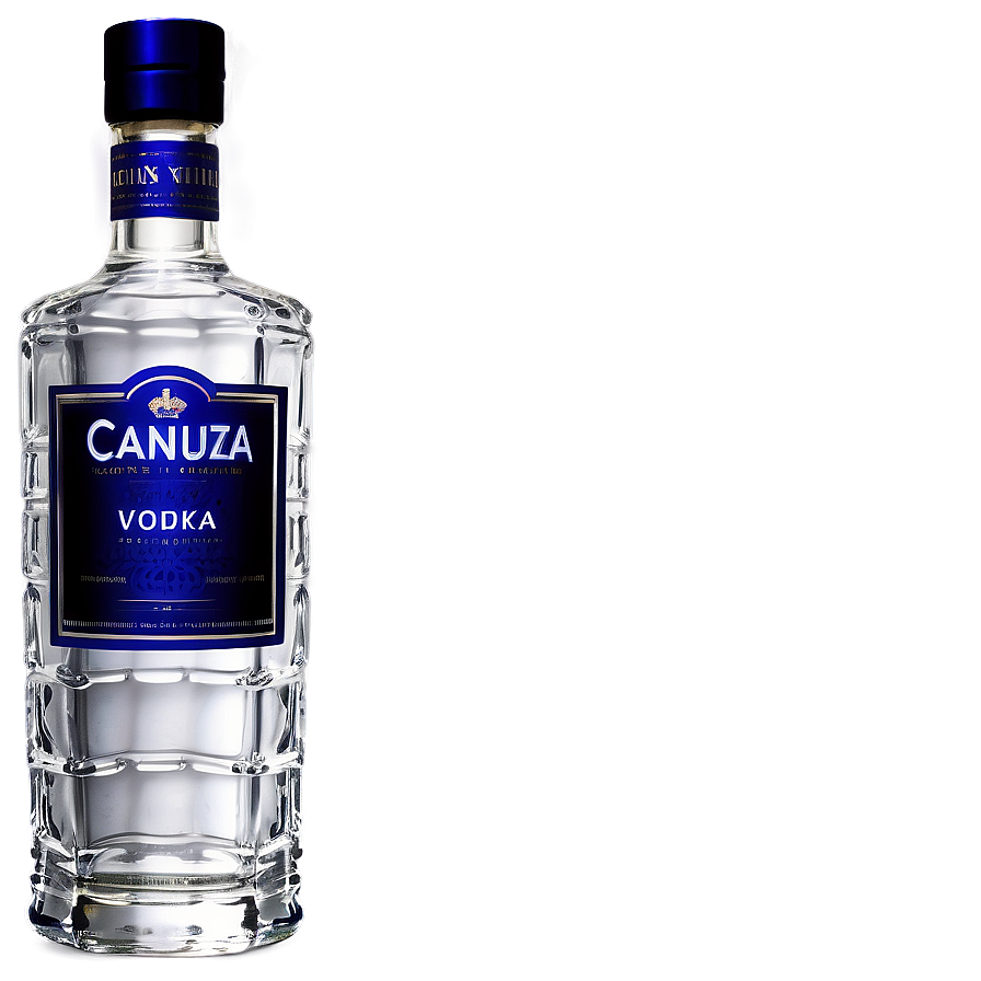 Sleek Vodka Bottle Png 06212024