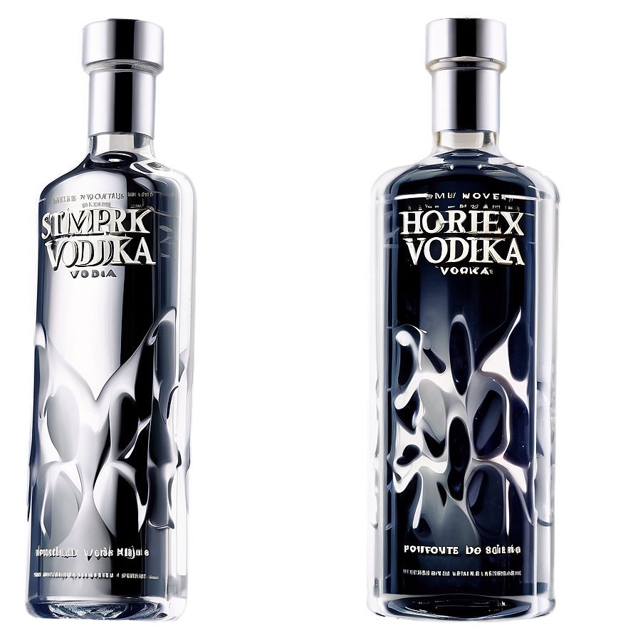 Sleek Vodka Bottle Png Dtb