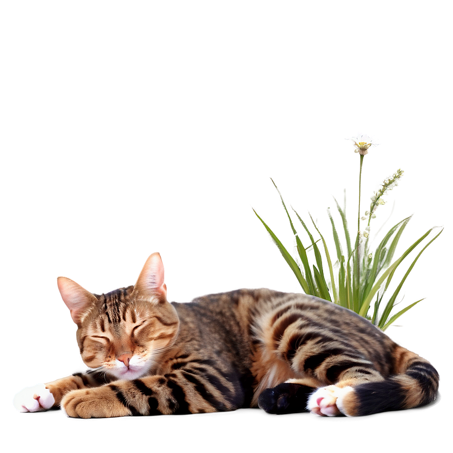 Sleeping Cat Png 05232024