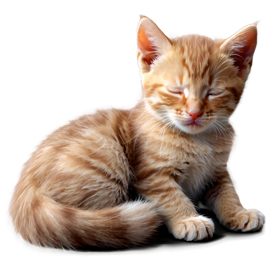 Sleeping Kitten Png Xno