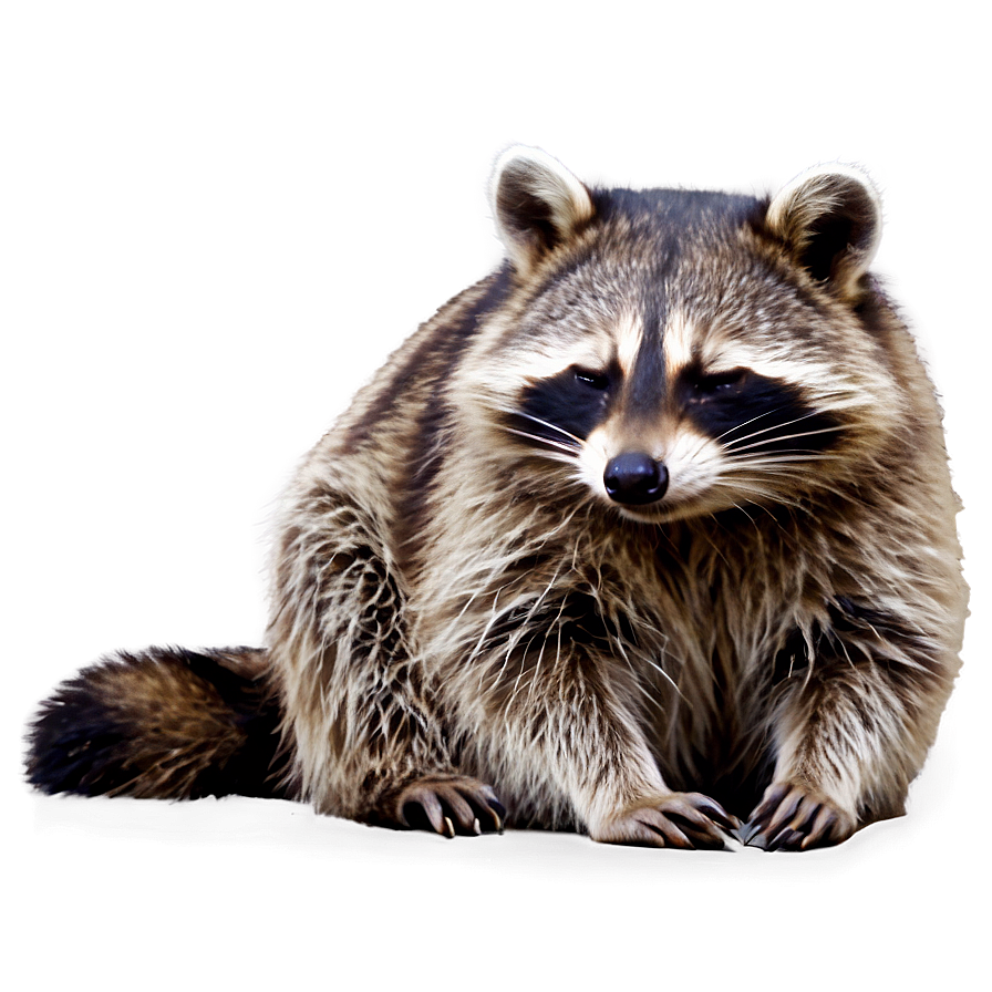 Sleeping Raccoon Cute Png Rqm